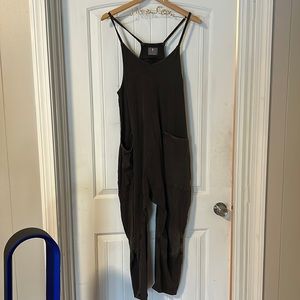 Free People - Hot Shot Onesie - Small - Washed Black